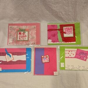 Colorful Handmade Greeting Cards Set